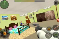Simulación de tiro de destrucción interior de casa Screen Shot 14