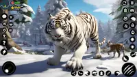 White Snow Tiger Family Sim 3D Screen Shot 6