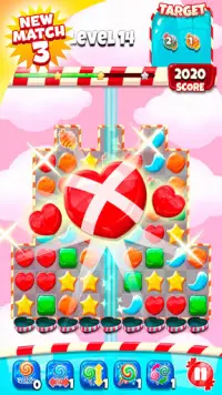 Candy Blast 2019: Pop Match 3 Puzzle เกมฟรี Screen Shot 0