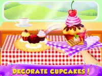 Cupcake Bakery Shop - Kids Food Maker Games Screen Shot 4