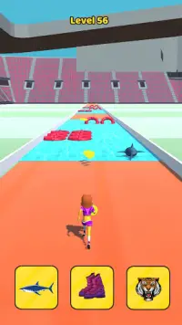 Animal Switch Race 3D :  Shoe Transform Game Screen Shot 0