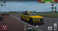 Real Taxi Car Driver Sim 3D Screen Shot 2