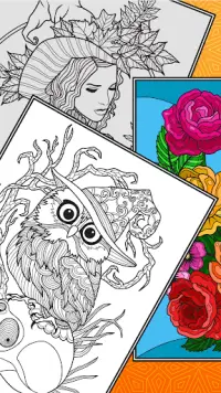 ColorSky: free antistress coloring book for adults Screen Shot 4