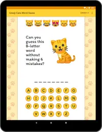 Emoji Cats Word Guess Screen Shot 16