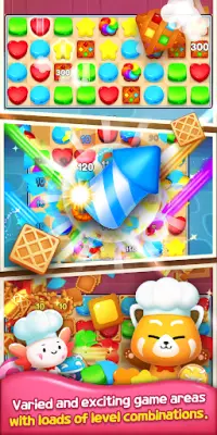 Sweet Cookie : Match3 puzzle in wonderland Screen Shot 1