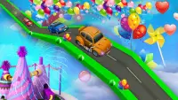 Kids Sports ABC Runner Car for Racing Games 3D Screen Shot 1