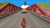 Moto Bike Shooter- Bike Attack 3D Game Screen Shot 2
