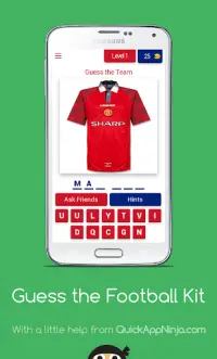 Guess the Football Kit Screen Shot 1