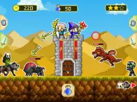 Mini guardians: castle defense (jeu retro RPG) Screen Shot 0