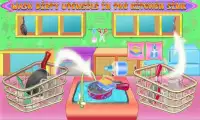 Candy Cooking & Shop Cleaning: Gumball Maker Store Screen Shot 1