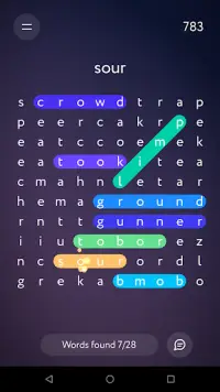 Word search game Screen Shot 4