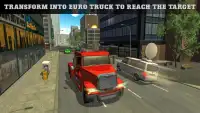 Euro Truck Robot Game Transforming Robot Simulator Screen Shot 2