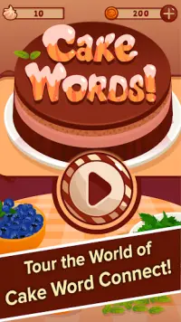 Palavras conectadas cake 🍰  ache formar palavras Screen Shot 1