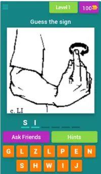 Indovina il segno ASL Screen Shot 0