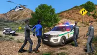 Future Police Car Chase Simulator Game Screen Shot 1