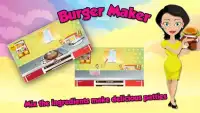 Yummy Burger Maker Screen Shot 1