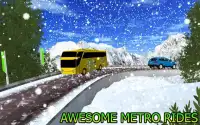 Offroad Snow Bus Driving Tourist Transport Screen Shot 3