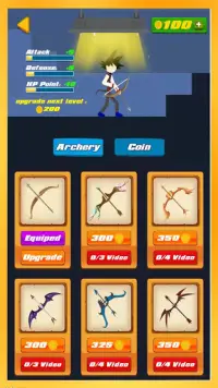 Stick Z Super Fight battle bow - Stickman Archers Screen Shot 0