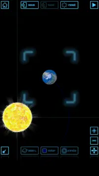 Planet simulation Screen Shot 1