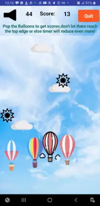 Hot-Air Balloon Pop - Fun Balloon Popping Game! Screen Shot 0