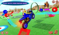 Superheros City Bike 3D : Stunts racing Game 2021 Screen Shot 0