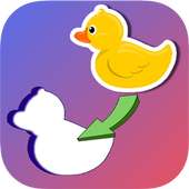 Stickers puzzles game for kids