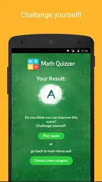 Math Quizzer Screen Shot 3