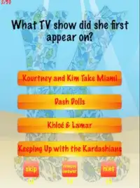 Kendall Jenner Trivia Screen Shot 1