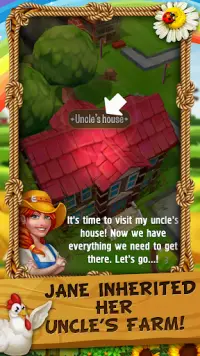 Jane's Village - Farm Fixer Upper Match 3 Game Screen Shot 2