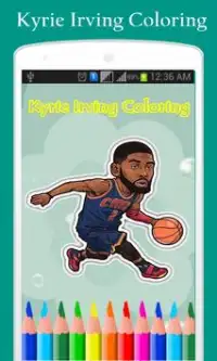 Kyrie Irving Coloring Screen Shot 0