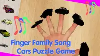 Cars Finger Family Puzzle Game Screen Shot 0