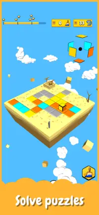 Cubolor : A colorful puzzle game Screen Shot 1