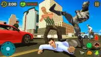 Panther Superhero Rescue Mission Crime City Battle Screen Shot 0