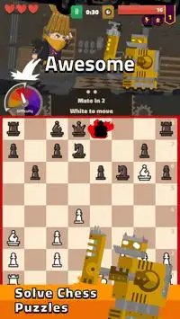 Catur Chess Raiders: permainan online gratis Screen Shot 0