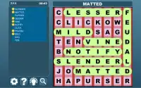 Word Search Tablet Free Version: fun words game Screen Shot 3
