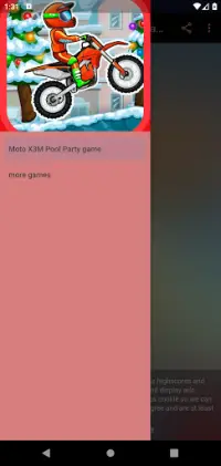 Moto X3M Pool Party game Screen Shot 1