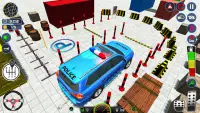 police car parking game 3d Screen Shot 1