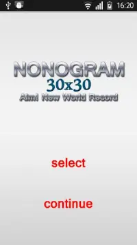 Nonogram 30x30 Screen Shot 0