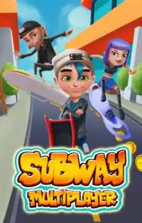 Subway multiplayer : rush endless surf 3D PLUS Screen Shot 0