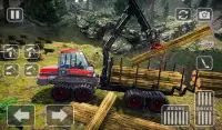 truk penebang simulator mengemudi 3d game Screen Shot 11