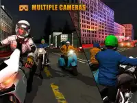 VR Highway Moto Bike Racer Screen Shot 11