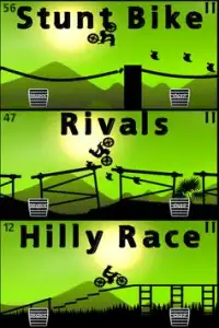 Stunt Bike Rivals Hill Race Screen Shot 1