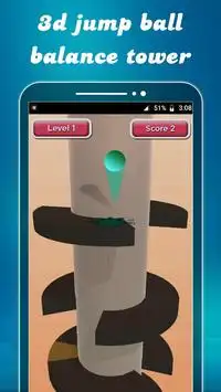 3d Helix Jump Ball – Tower Balance Game Screen Shot 0
