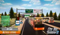 lungsod tsuper ng bus pampublikong sasakyan bus 3D Screen Shot 7