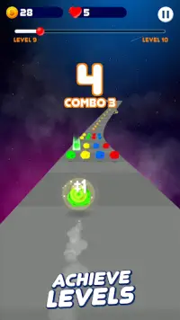Space Road: color ball game Screen Shot 3