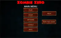 Zombie Zero Screen Shot 1