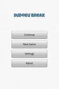 Sudoku Break Screen Shot 0