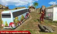 Superhero Transporter: Avengers Climb Bus Driver Screen Shot 2