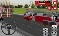 3D Bombero Camión de Rescate Screen Shot 2