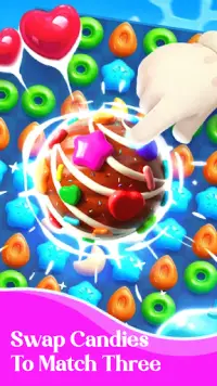 Candy Blast Free Match 3 Puzzle : Sweet Jelly Screen Shot 2